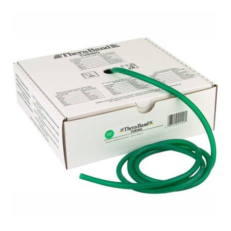 Fabrication Enterprises Thera-Band Latex Exercise Tubing, Green, 100' Roll/Box 10-1323